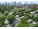 Aerial view of a neighborhood with city skyline in the background at 607 Gaskill Se St, Atlanta, GA 30316