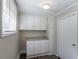 This pantry features shelving, granite countertops, and a window at 2424 West Rd, Riverdale, GA 30296