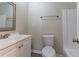 Clean bathroom with white vanity and bathtub at 3887 Mcgill Ln, Decatur, GA 30034