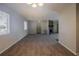 Bright living room with fireplace and neutral carpeting at 3887 Mcgill Ln, Decatur, GA 30034