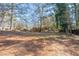 Expansive backyard view features a home with a deck, mature trees, and natural surroundings at 5938 Baywood Ln, Riverdale, GA 30296
