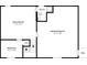 Detailed floorplan of the basement showcasing the layout of the rooms, bonus room and unfinished space at 5938 Baywood Ln, Riverdale, GA 30296
