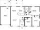 Detailed floorplan showcasing the layout of the home with the placement of rooms and closets at 5938 Baywood Ln, Riverdale, GA 30296