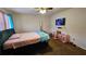 Bright bedroom with a queen bed and TV at 4701 Flat Shoals Rd # 48G, Union City, GA 30291