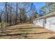 Spacious backyard with mature trees providing shade and privacy at 920 Navajo Trl, Covington, GA 30016