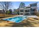 Luxury home with private pool and spacious backyard at 4063 Rickenbacker Dr, Atlanta, GA 30342