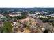 Aerial view showing home's location in a quiet neighborhood at 3649 Pinehill Cir, Acworth, GA 30101