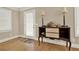 Bright entryway with hardwood floors and a decorative console table at 3649 Pinehill Cir, Acworth, GA 30101