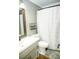 Simple bathroom with toilet, shower, and vanity at 4770 Quail Hunt Ct, Powder Springs, GA 30127