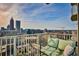Private balcony offering stunning city skyline views at 860 Peachtree Ne St # 2506, Atlanta, GA 30308