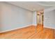 Bright bedroom with hardwood floors, recessed lighting and closet at 860 Peachtree Ne St # 2506, Atlanta, GA 30308