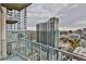 Breathtaking city view from a condo balcony featuring modern architecture and a vibrant urban skyline at 860 Peachtree Ne St # 2506, Atlanta, GA 30308