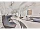 Elegant lobby area featuring stylish seating, modern decor, and sleek architectural elements for a sophisticated welcome at 860 Peachtree Ne St # 2506, Atlanta, GA 30308