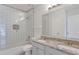 Updated bathroom with double sinks and a large shower at 2075 Carlysle Park Ln, Lawrenceville, GA 30044