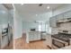 Modern kitchen with stainless steel appliances and granite countertops at 2075 Carlysle Park Ln, Lawrenceville, GA 30044