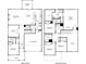 Detailed floor plan showcasing the layout of the home's first and second floors at 261 Martin Spring Rd, Lawrenceville, GA 30045