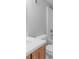 Clean bathroom with a shower/tub combo and updated vanity at 32 Peachtree Nw St # 804, Atlanta, GA 30303