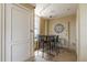 Small breakfast nook with table and chairs at 32 Peachtree Nw St # 804, Atlanta, GA 30303