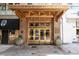 Elegant building entrance with gold accents at 32 Peachtree Nw St # 804, Atlanta, GA 30303