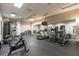 Fitness center featuring treadmills, ellipticals, and weight equipment at 32 Peachtree Nw St # 804, Atlanta, GA 30303