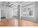 Bright living area with hardwood floors and large windows at 32 Peachtree Nw St # 804, Atlanta, GA 30303