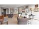 Bright living room with modern decor and ample seating at 2575 Peachtree Ne Rd # 11D, Atlanta, GA 30305