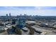 Aerial view of a modern highrise building in a city, showcasing the surrounding cityscape and landscape at 788 W Marietta Nw St # 1513, Atlanta, GA 30318