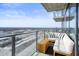Private balcony with outdoor seating and city views at 788 W Marietta Nw St # 1513, Atlanta, GA 30318