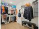 Large walk-in closet with ample shelving and hanging space at 788 W Marietta Nw St # 1513, Atlanta, GA 30318