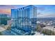 Modern highrise building with glass facade and balconies offering city views at 788 W Marietta Nw St # 1513, Atlanta, GA 30318