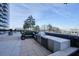 Outdoor grilling station with built-in appliances and seating area at 788 W Marietta Nw St # 1513, Atlanta, GA 30318