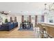 Open concept living space featuring a cozy seating area and a dining table at 3051 Oglethorpe Ne Way, Brookhaven, GA 30319