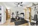 Well-equipped home gym featuring cardio and strength training equipment at 3051 Oglethorpe Ne Way, Brookhaven, GA 30319