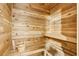 Relaxing cedar wood sauna with built-in benches at 3051 Oglethorpe Ne Way, Brookhaven, GA 30319