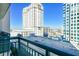Balcony with expansive city and building views at 3040 Peachtree Rd # 802, Atlanta, GA 30305