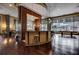 Elegant clubhouse with a bar, pool table, and seating area at 3040 Peachtree Rd # 802, Atlanta, GA 30305