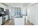 Modern kitchen with stainless steel appliances and granite countertops at 3040 Peachtree Rd # 802, Atlanta, GA 30305