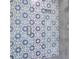 Blue and white patterned tile shower with glass door at 1770 Austin Dr, Decatur, GA 30032