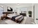 Nicely furnished bedroom with soft carpet and a view from the window at 4235 Holland Grove Rd, Lawrenceville, GA 30044
