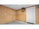 Unfinished basement storage room with shelving at 1685 Terrace Lake Dr, Lawrenceville, GA 30043