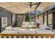 Cozy outdoor seating with comfortable sofas and a glass-top coffee table at 110 Maryeanna Ne Dr, Atlanta, GA 30342