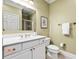 Neutral bathroom featuring a single sink vanity and updated toilet at 560 Dutch Valley Ne Rd # 209, Atlanta, GA 30324