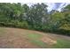 Large grassy backyard surrounded by mature trees, creating a serene outdoor space at 72 Bishop Nw Dr, Cartersville, GA 30121
