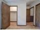 Bedroom with a closet and view to hallway at 72 Bishop Nw Dr, Cartersville, GA 30121