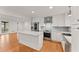 Open kitchen with a large island and stainless appliances, lots of natural light at 4540 Club Valley Ne Dr, Atlanta, GA 30319
