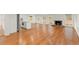 Open concept living space with hardwood floors, fireplace, and lots of light at 4540 Club Valley Ne Dr, Atlanta, GA 30319
