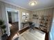 Well-lit home office with desk, decor, and cozy rug, creating an ideal workspace at 1929 Hazelwood Se Dr, Marietta, GA 30067