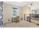 Cozy home office space with a window and carpet at 4064 Chimney Ridge Way, Ellenwood, GA 30294