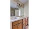 Bathroom with double vanity and wooden cabinets at 3905 Mill Glen Dr, Douglasville, GA 30135