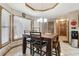 Breakfast nook features a wood table and window views at 2020 Temple Johnson Rd, Loganville, GA 30052